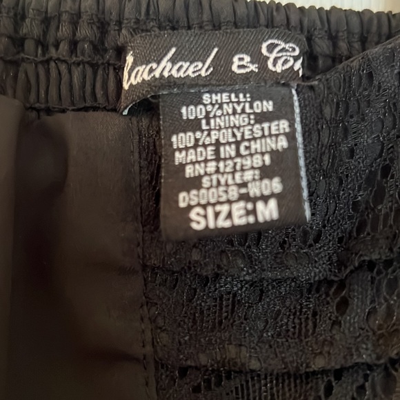 Rachael & Chloe Black Lace Mini Dress - Picture 5 of 5